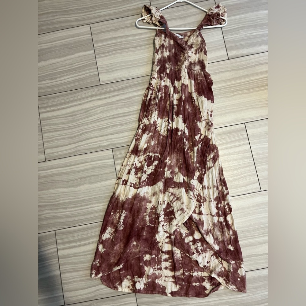 Trendy tie dye Long Dress.